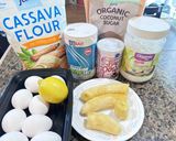 Foto langkah ke 1 dari resep GF Banana Chiffon Flour Singkong (1).