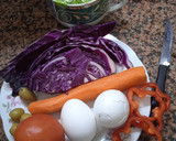 Foto del paso 1 de la receta: Ensalada alegre y multicolor🤪🍄🍀🎊🍄🤩🍄🎊🍀🤪