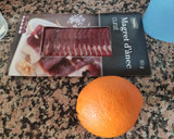 Foto del paso 1 de la receta: Ensalada de jamón de pato y naranja