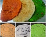 A picture of step 4 of Tricolor Instant Dosa.