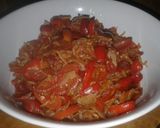 Foto langkah ke 4 dari resep Oseng pedas teri kulit melinjo.
