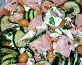 Russian inspired Greece salad recipe step 4 photo