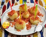 Foto del paso 4 de la receta Pinchos de melón con jamón