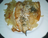 Foto del paso 7 de la receta: Dorada al horno con cebolla y pimientos