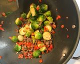 紅椒牛碎孢子甘藍的食譜步驟4照片