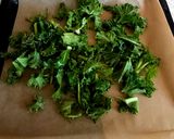 A picture of step 3 of My Crispy Kale and Red Cabbage Salad with Feta cheese 💚.