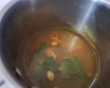 A picture of step 3 of Ginger Kashayam for cough and cold.