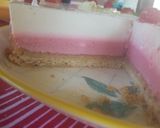 A picture of step 6 of Lemon and Raspberry Bavarois.