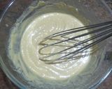 A picture of step 1 of Besan masala toast.