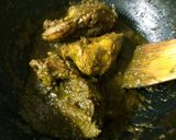 A picture of step 3 of Chicken Cafreal.