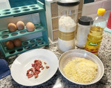 Foto del paso 1 de la receta: Fainá de queso y panceta