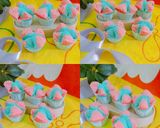 Foto langkah ke 5 dari resep Bolu Kukus Dua Warna #No Soda.
