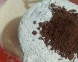 A picture of step 2 of Eggless banana walnut tea cake.