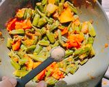 A picture of step 5 of Butter Bhindi Masala.