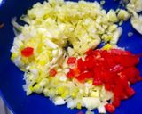 Foto del paso 2 de la receta: Zucchini relleno con jamón y verduras