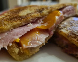 Foto del paso 5 de la receta: Sándwich de lacón y queso empanado