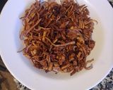 A picture of step 1 of Beef Biryani.