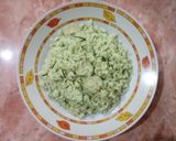 Foto langkah ke 3 dari resep 183) Nasi Goreng Hijau.