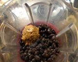 A picture of step 1 of Chocolate black bean balls - vegan.