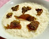 A picture of step 7 of Modern Rice Pudding 🍜 with Yogurt, Coconut, and Caramelized Pistachios.