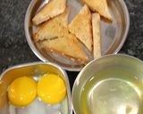 A picture of step 2 of Bread Omelette For Breakfast.