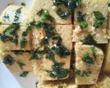 A picture of step 7 of Dhokla.