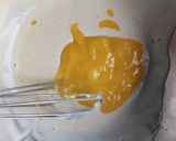 A picture of step 1 of Mango Bhapa Doi.