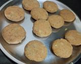 A picture of step 3 of Sweet Potato Tikki Chaat.