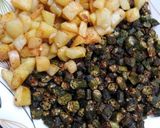A picture of step 6 of Crispy karari bhindi.