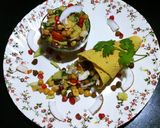 A picture of step 4 of Chana chatpati.