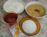 Foto langkah ke 1 dari resep Bolu pisang kukus.