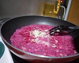 Foto langkah ke 8 dari resep Creamy Pitaya Pasta (spaghetti krim buah naga).