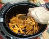 A picture of step 1 of Air Fryer Crispy Honey Chilli Potato Fry.