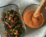 Foto del paso 7 de la receta: Judías con salmorejo de aguacate