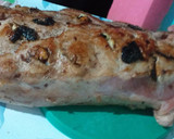 Foto del paso 3 de la receta: Lomo de cerdo mechado con guarnición de verduras salteadas