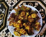 A picture of step 4 of Air Fryer Roasted Vegetables.