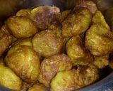 A picture of step 2 of Kaddu ka kofta.