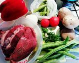 Foto del paso 1 de la receta: Goulash con verduras 🍅🥔🍖