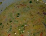 A picture of step 2 of Besan ka Chilla.