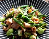 Foto langkah ke 7 dari resep Tumis cumi asin campur petai..