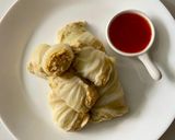 Foto langkah ke 7 dari resep Tahu Sawi Gulung.
