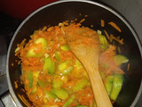 Arroz con lentejas, zapallitos y zanahoria