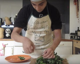 Foto del paso 1 de la receta: Espagueti verde italiano– Spaghetti al pesto genovese