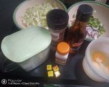 A picture of step 1 of Egg fried rice.
