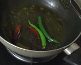 A picture of step 7 of Mocha'r (Banana Flower) Paturi.