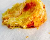 Foto del paso 5 de la receta Hojaldre relleno de tortilla de patatas, lonchas de pavo y queso para fundir