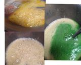 Foto langkah ke 1 dari resep Bolu Pandan Coklat Kukus No Mixer.