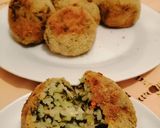Foto del paso 4 de la receta: Croquetas de arroz, espinaca y queso magro