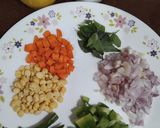 A picture of step 1 of Suji Upma.