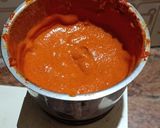 A picture of step 2 of Garlic red chilli chutney.